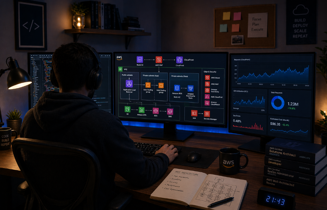 Resultado da certificação AWS Solutions Architect Associate